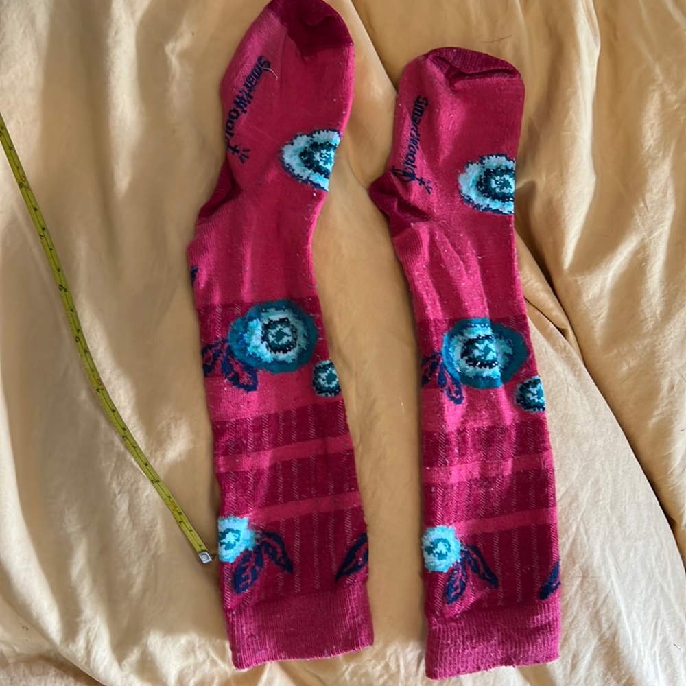 Girls ski socks smart wool
